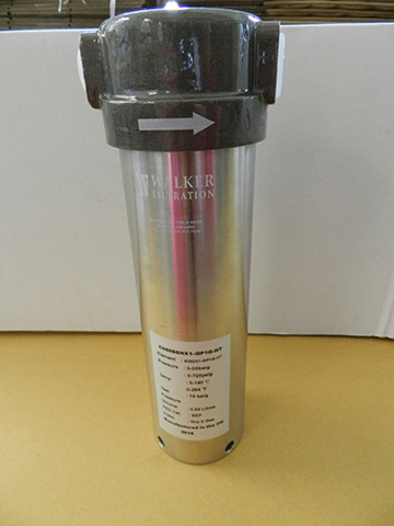 WALKER不銹鋼高壓過濾器最大工作壓力分別為50barg、100barg和350barg