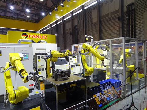 氣壓驅(qū)動FANUC機器人元件現(xiàn)場展示 氣壓驅(qū)動FANUC機器人元件現(xiàn)場展示