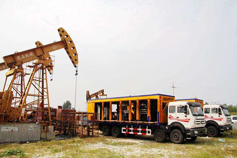 石油開采中的變壓吸附制氮車 石油開采中的變壓吸附制氮車