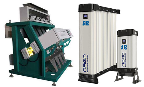 SR模塊化吸附式干燥機(jī)與大米色選機(jī)更配哦 SR模塊化吸附式干燥機(jī)與大米色選機(jī)更配哦