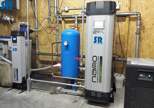 由SR模塊吸干機(jī)和SR模塊制氮機(jī)等組成的PSA制氮系統(tǒng) 由SR模塊吸干機(jī)和SR模塊制氮機(jī)等組成的PSA制氮系統(tǒng)