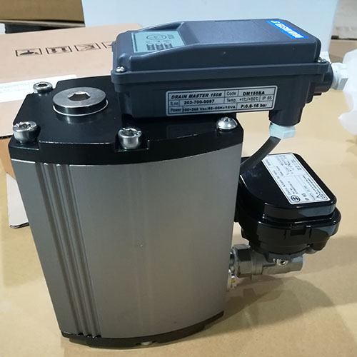 空壓系統(tǒng)冷凝水電子排放閥DM150BA側(cè)面 空壓系統(tǒng)冷凝水電子排放閥DM150BA側(cè)面